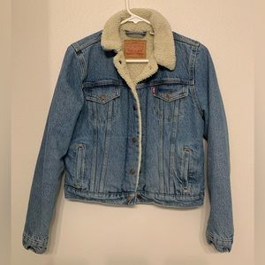 Levi’s Sherpa Lined Denim Trucker Jacket